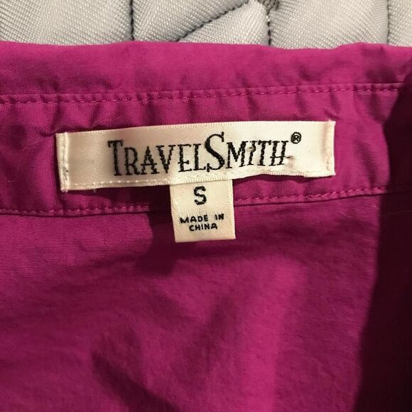 Travel Smith Fushia Button Up - Picture 8 of 8
